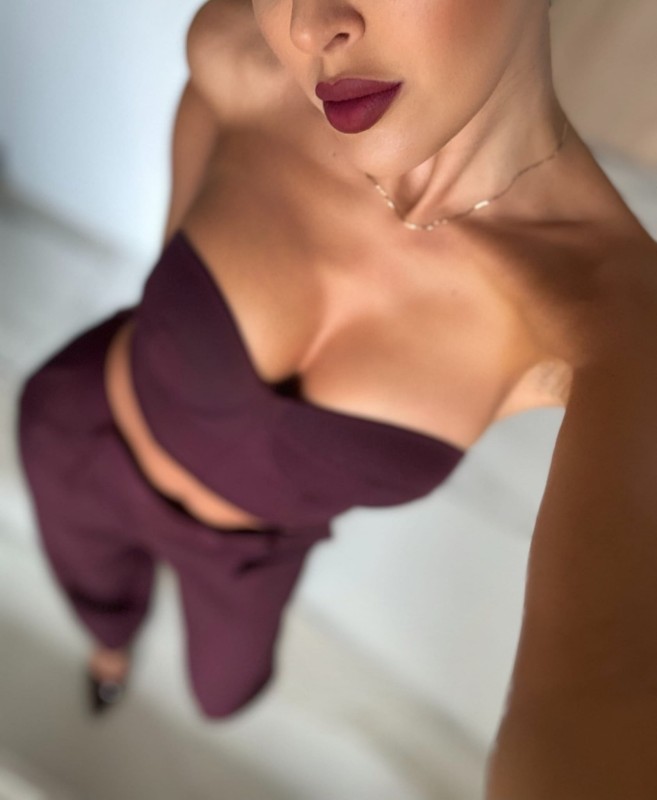 Bordowy gorset - Szarecka.com